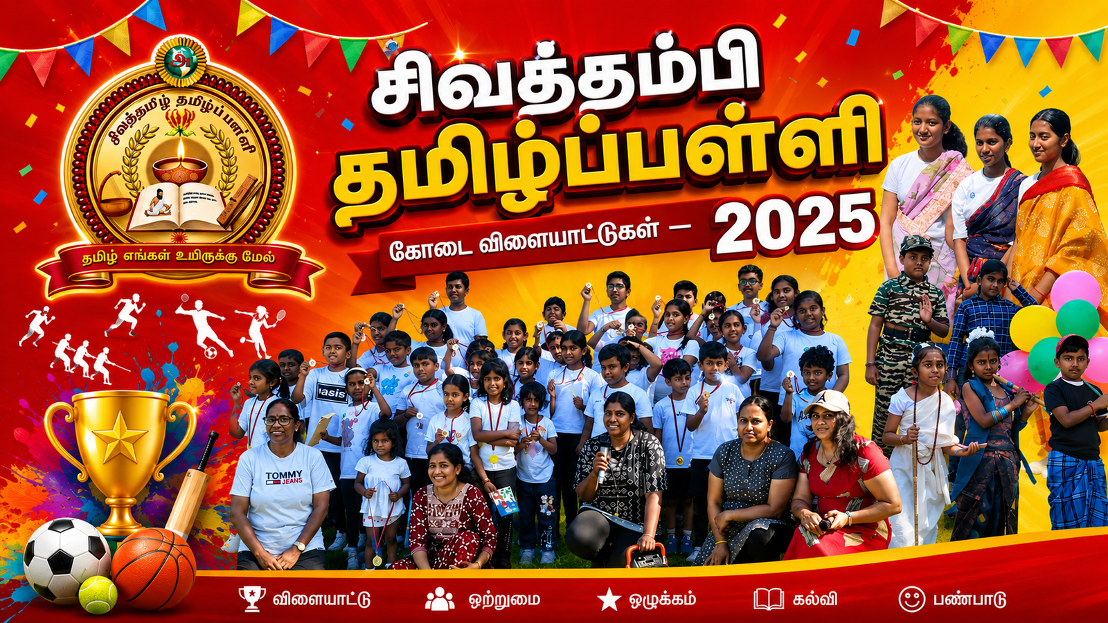 சிவத்தம்பி தமிழ்ப்பள்ளி கோடை விளையாட்டுகள் – 2025